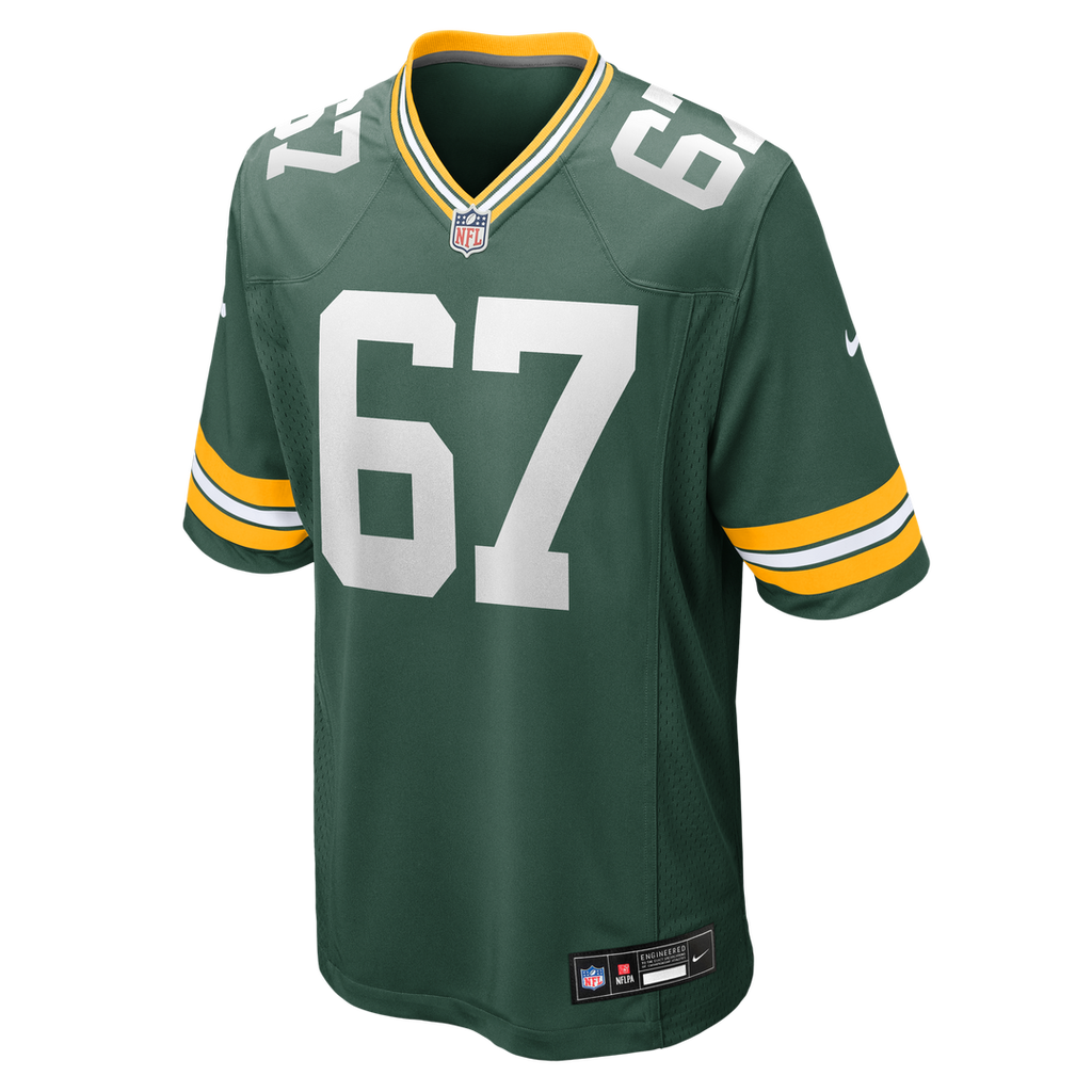 Green Bay Packers Donovan Jennings Nike Green Team Game Jersey