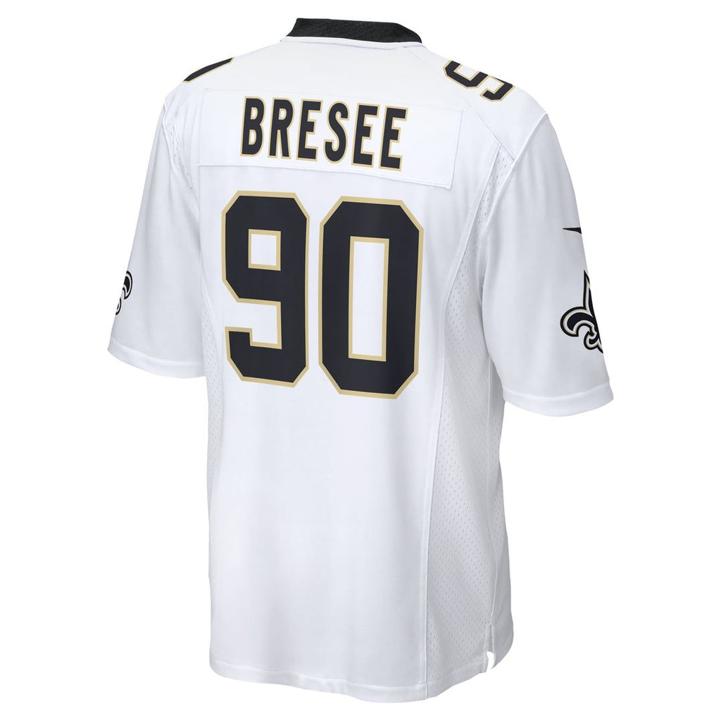 New Orleans Saints Bryan Bresee Nike White Game Jersey