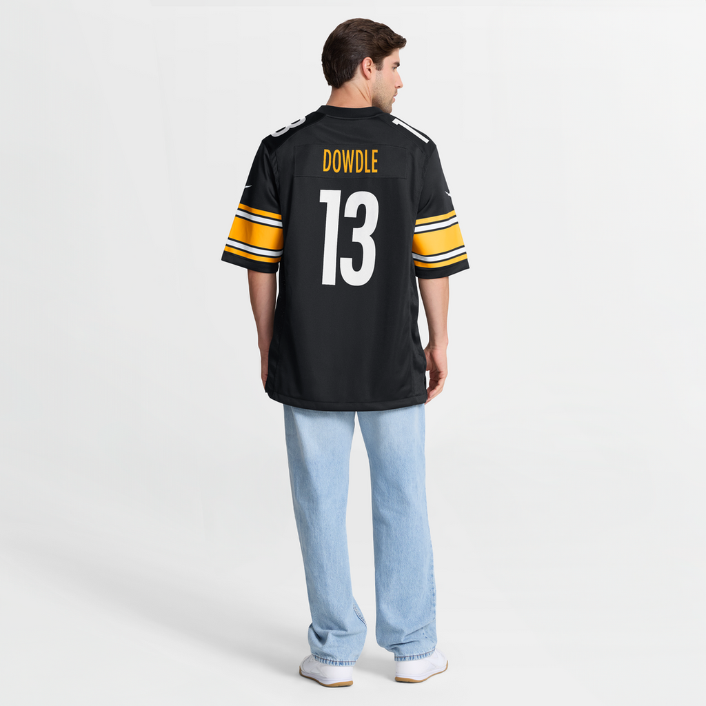Pittsburgh Steelers Rico Dowdle Nike Black Game Jersey