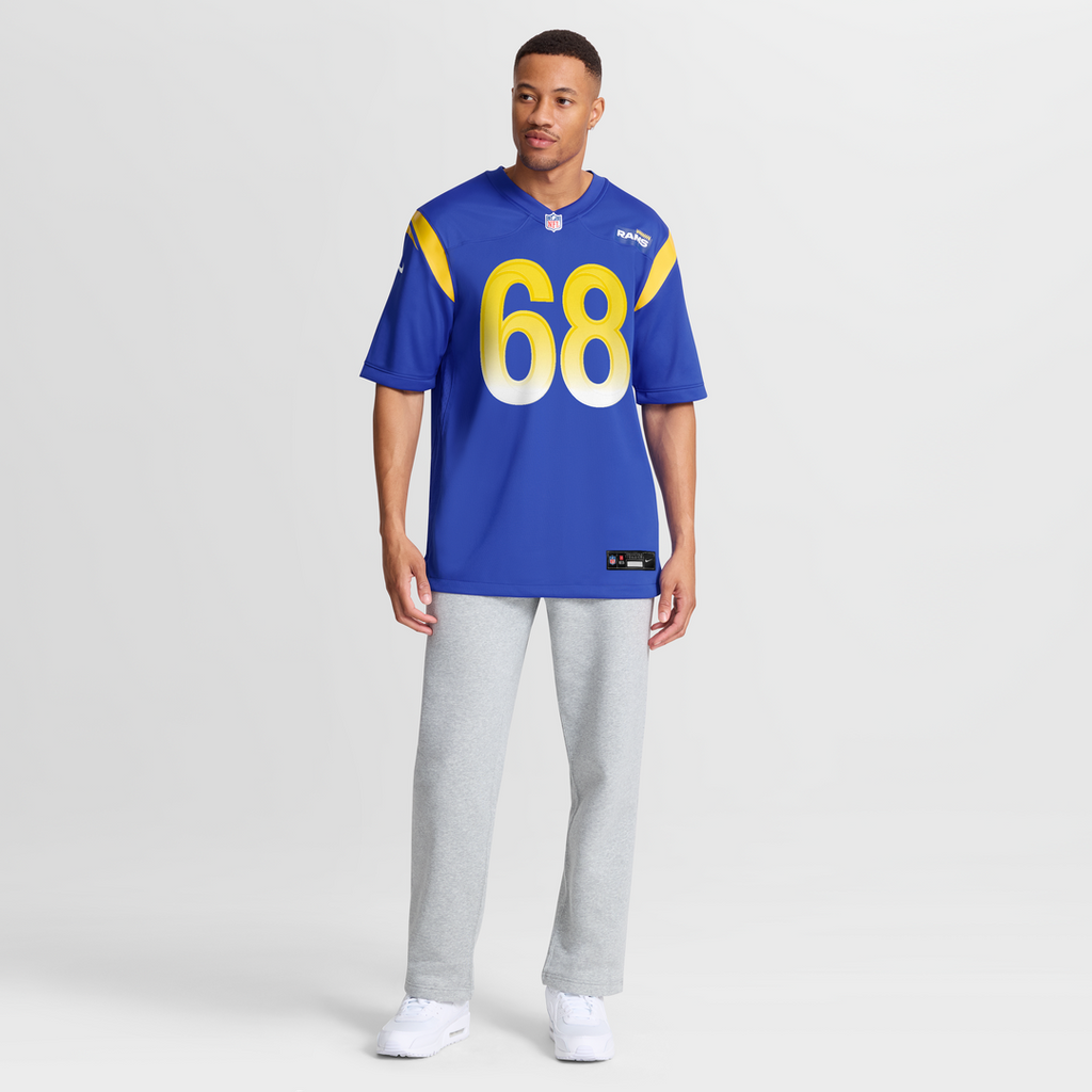 Los Angeles Rams David Quessenberry Nike Royal Team Game Jersey