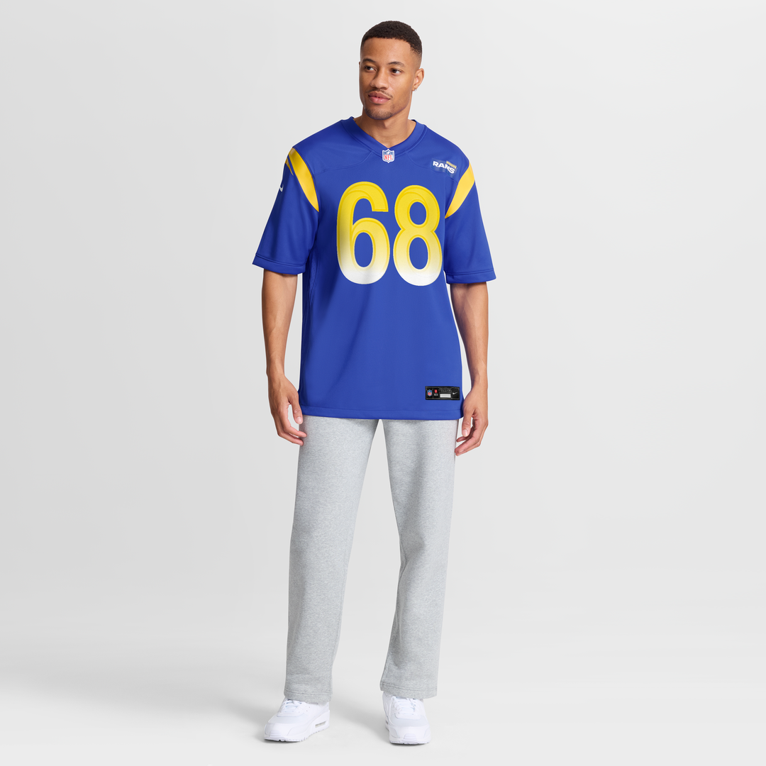 Los Angeles Rams David Quessenberry Nike Royal Team Game Jersey