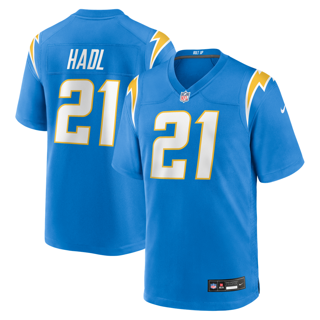 Los Angeles Chargers John Hadl Nike Powder Blue Game Retired Player Jersey