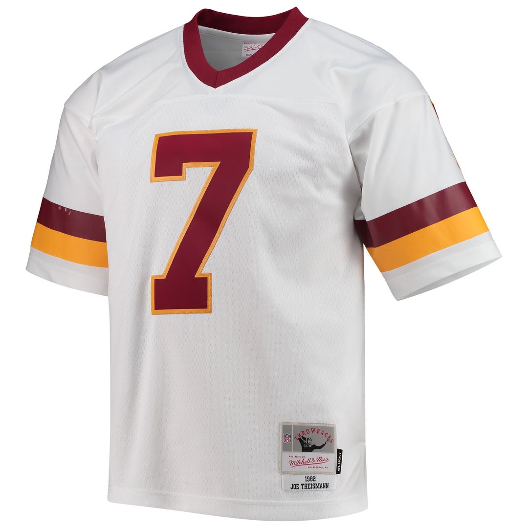 Washington Football Team Joe Theismann Mitchell & Ness White Legacy Replica Jersey