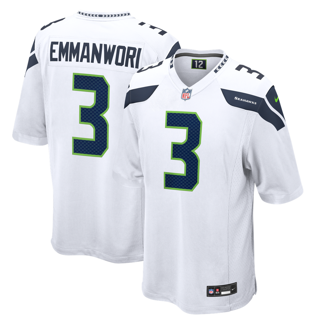 Seattle Seahawks Nick Emmanwori Nike College Navy Team Game Jersey