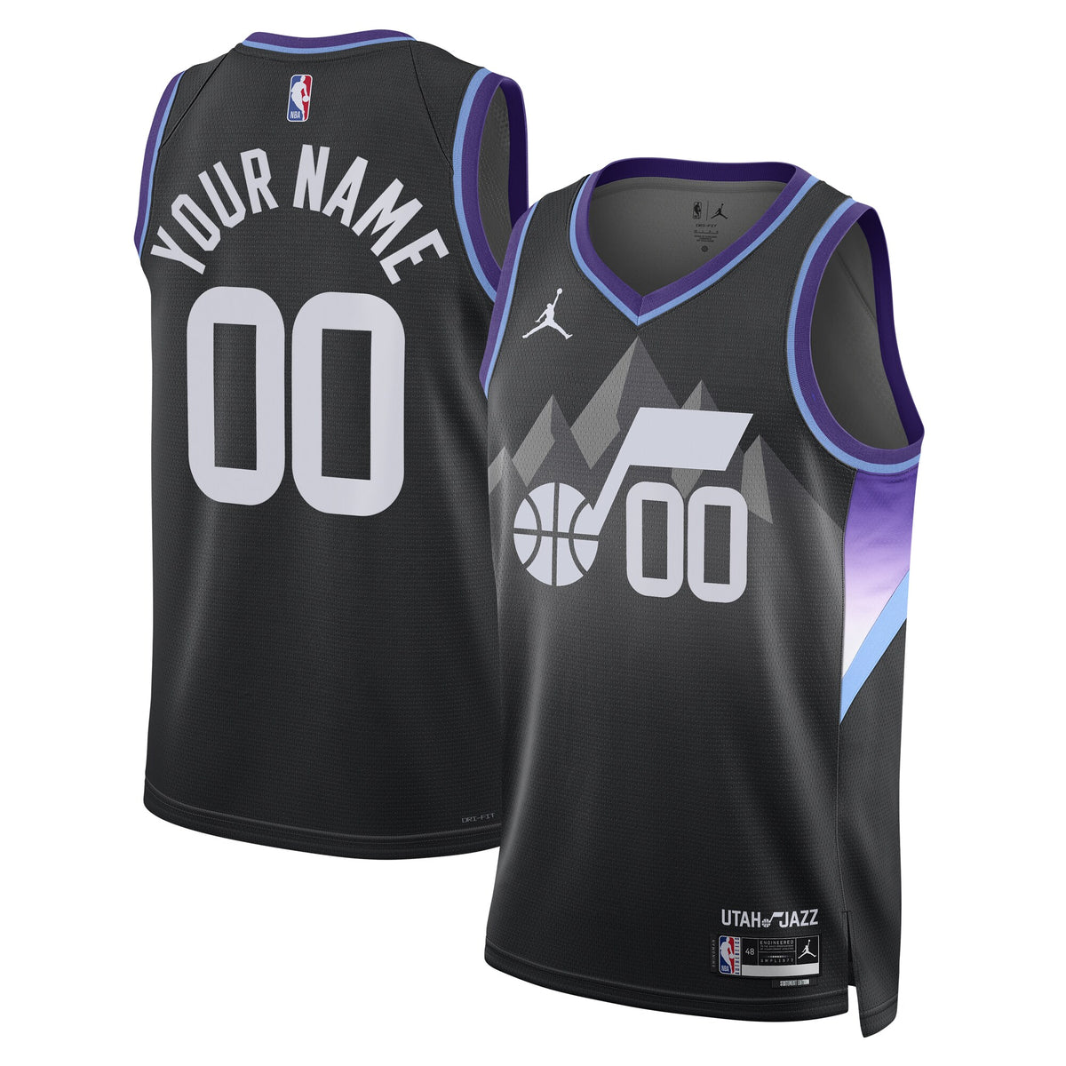 Utah Jazz Jordan NBA Statement Edition Swingman Jersey - Custom
