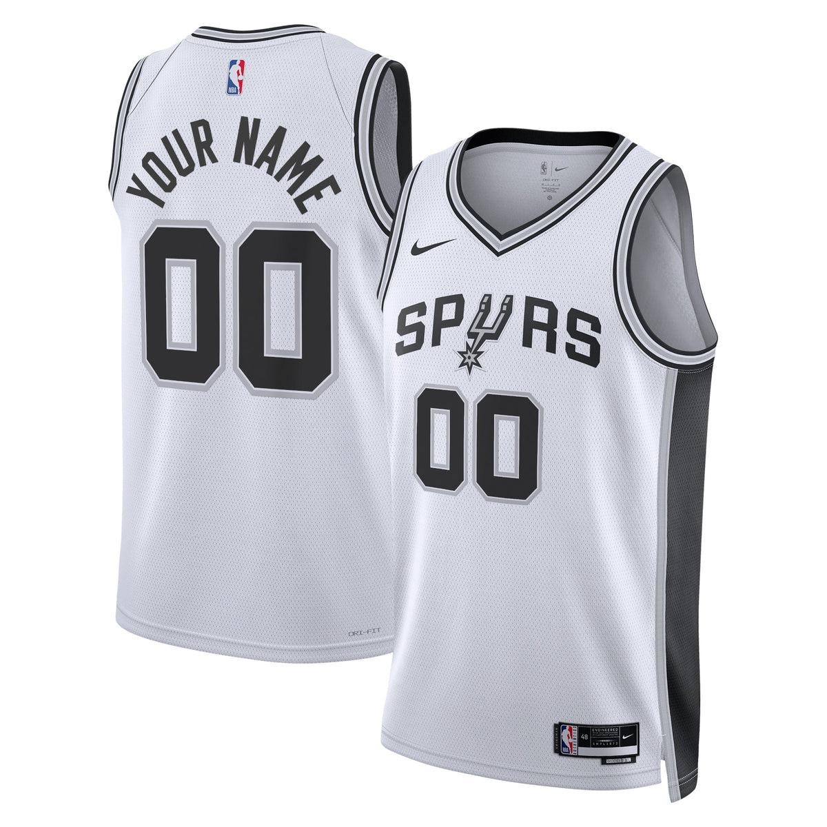 San Antonio Spurs Nike Association Swingman Jersey - Custom - Unisex