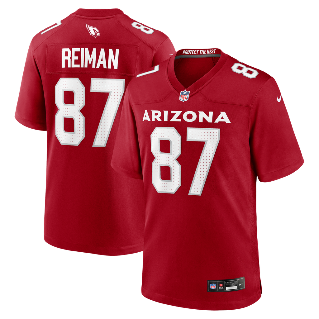 Arizona Cardinals Tip Reiman Nike Cardinal Team Game Jersey