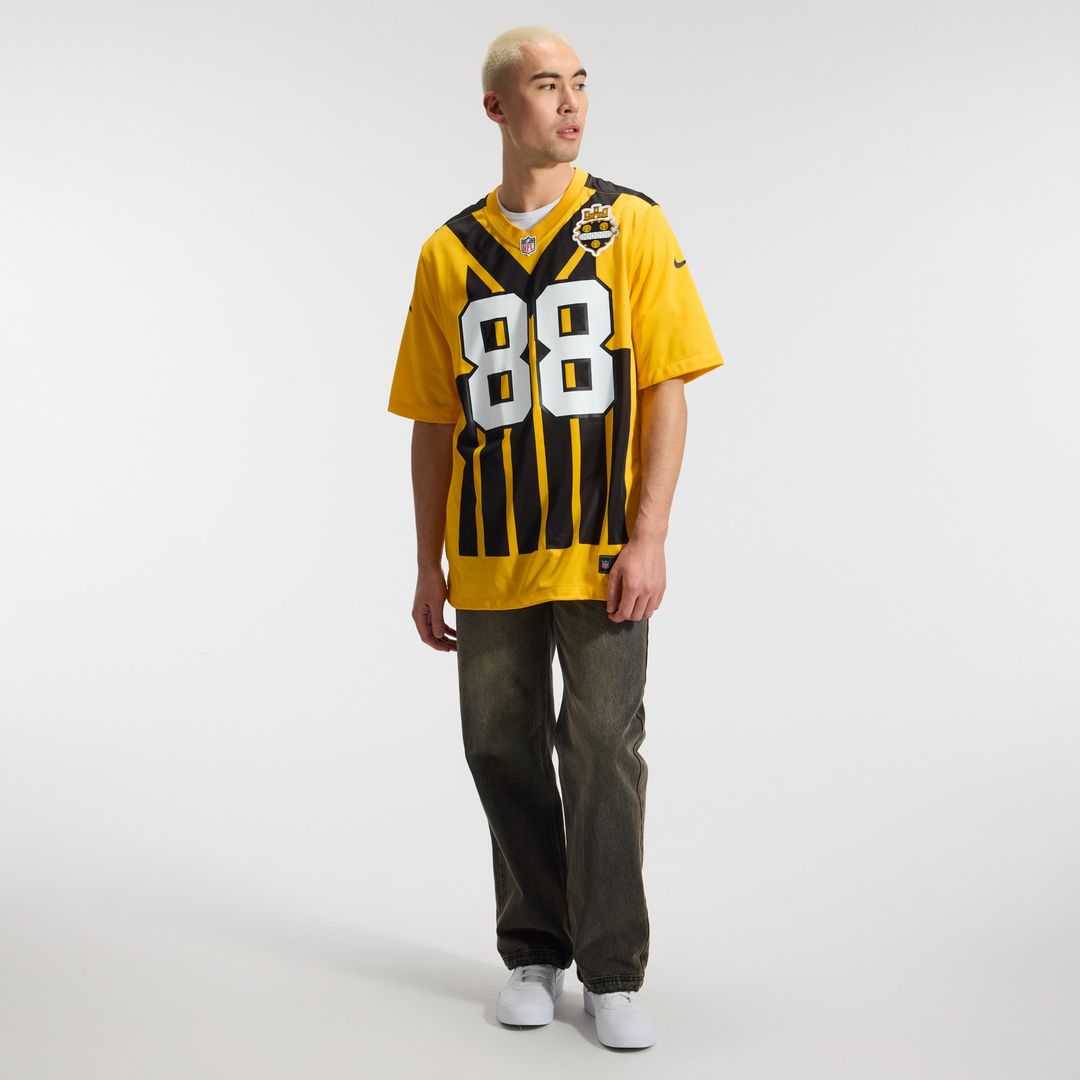 Pittsburgh Steelers Pat Freiermuth Nike Gold Alternate 1933 Throwback Game Jersey