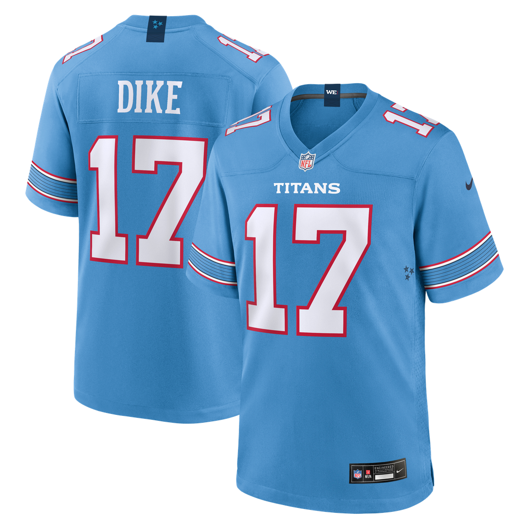 Tennessee Titans Chimere Dike Nike White Game Jersey