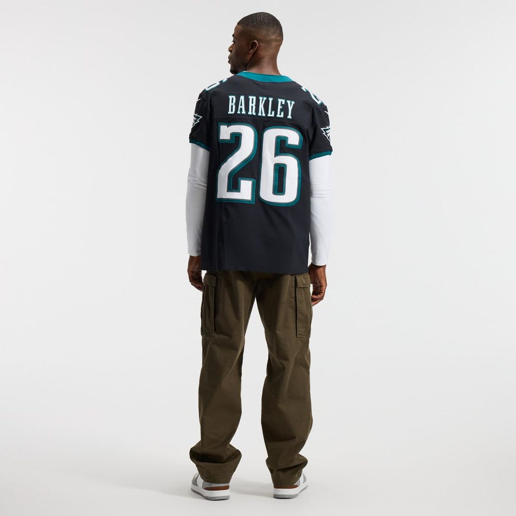Philadelphia Eagles Saquon Barkley Nike Black Alternate Vapor F.U.S.E. Elite Jersey