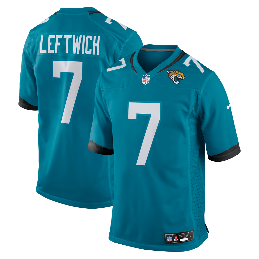 Jacksonville Jaguars Byron Leftwich Nike Black Retired Player Alternate Game Jersey