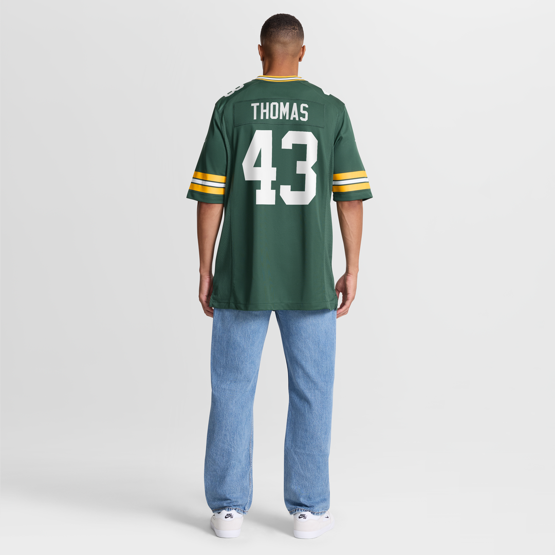 Green Bay Packers Kiondre Thomas Nike Green Game Player Jersey
