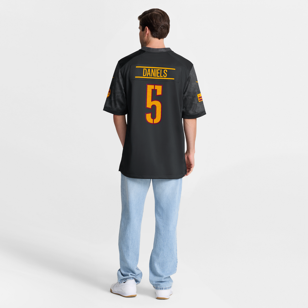 Washington Commanders Jayden Daniels Nike White Player Game Jersey