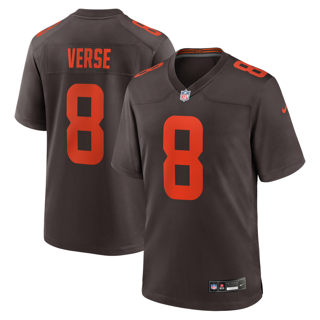 Cleveland Browns Jared Verse Nike Brown Nike Game Jersey