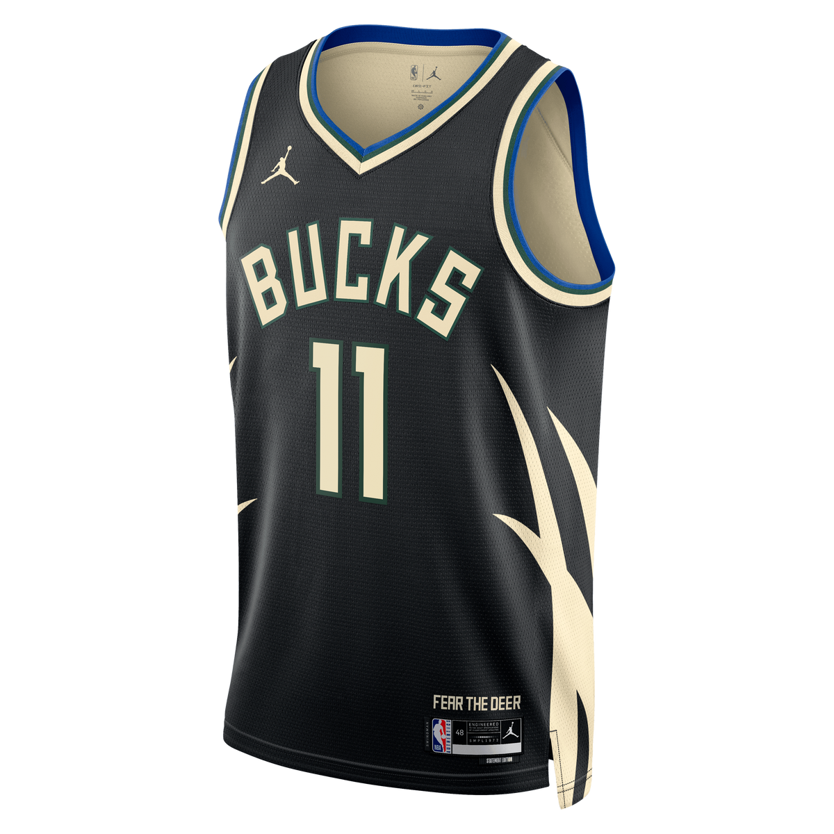 Milwaukee Bucks Jordan Brand Statement Edition Swingman Jersey - Hunter Green - Tyler Herro - Unisex