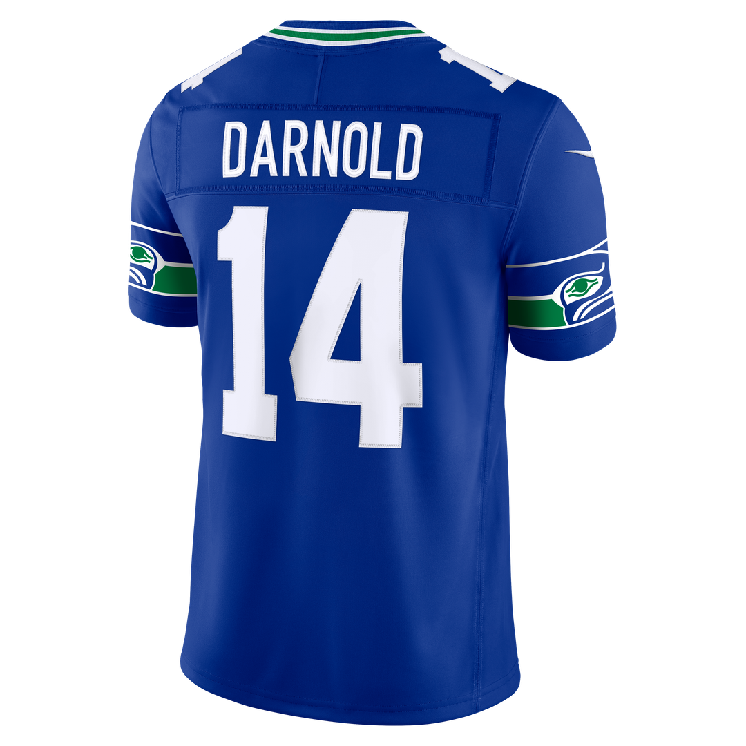 Seattle Seahawks Sam Darnold Nike Royal Alternate Vapor F.U.S.E. Stitched Limited Jersey