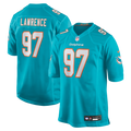 Miami Dolphins Rashard Lawrence Nike Aqua Team Game Jersey