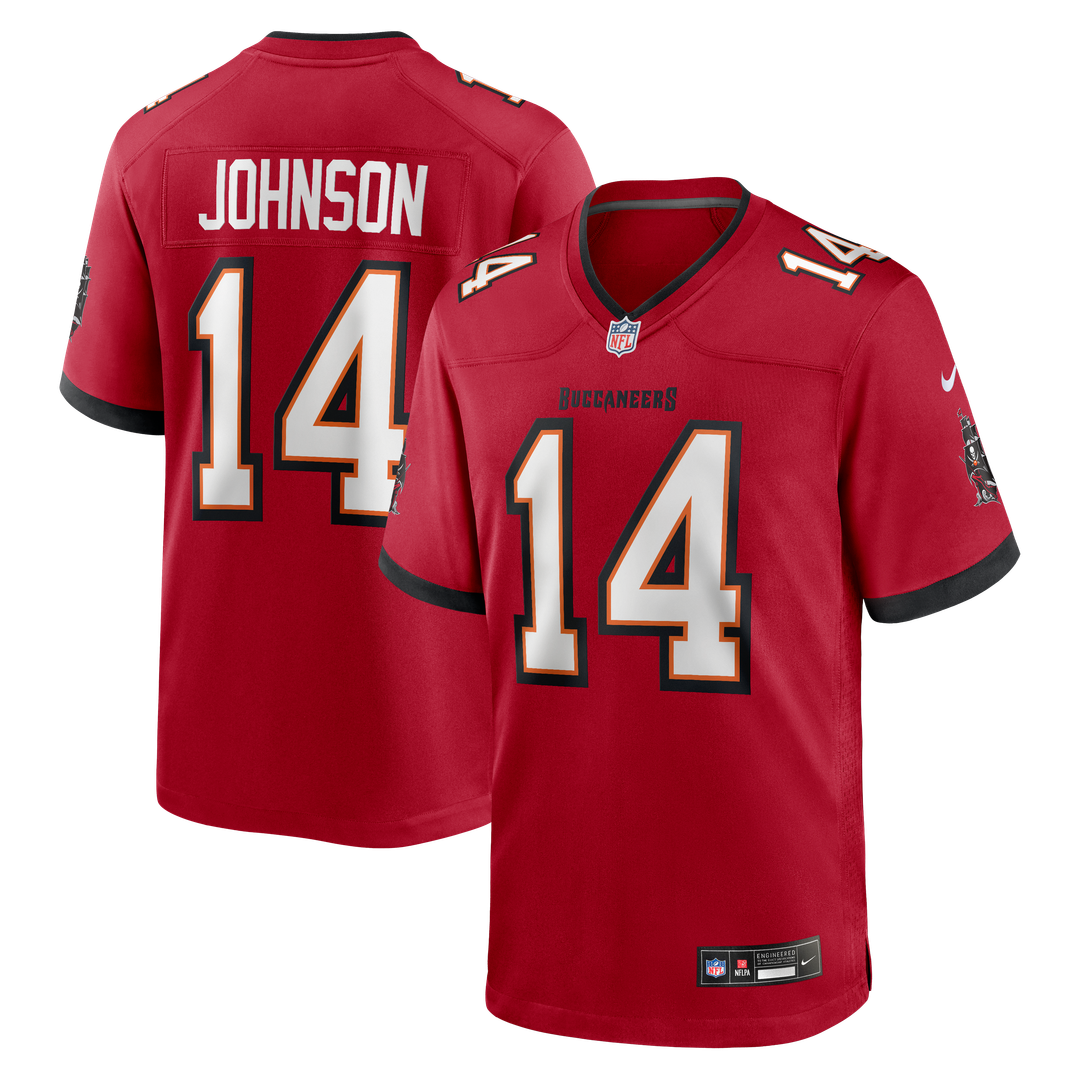 Tampa Bay Buccaneers Brad Johnson Nike Red Game Retired Player Jersey