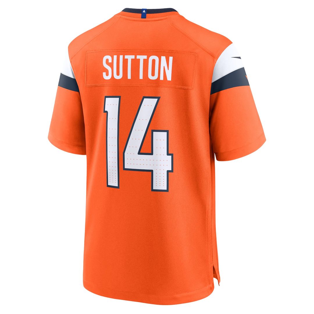 Denver Broncos Courtland Sutton Nike Orange Mile High Collection Game Jersey
