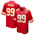 Kansas City Chiefs Peter Woods Nike Red Team Game Jersey