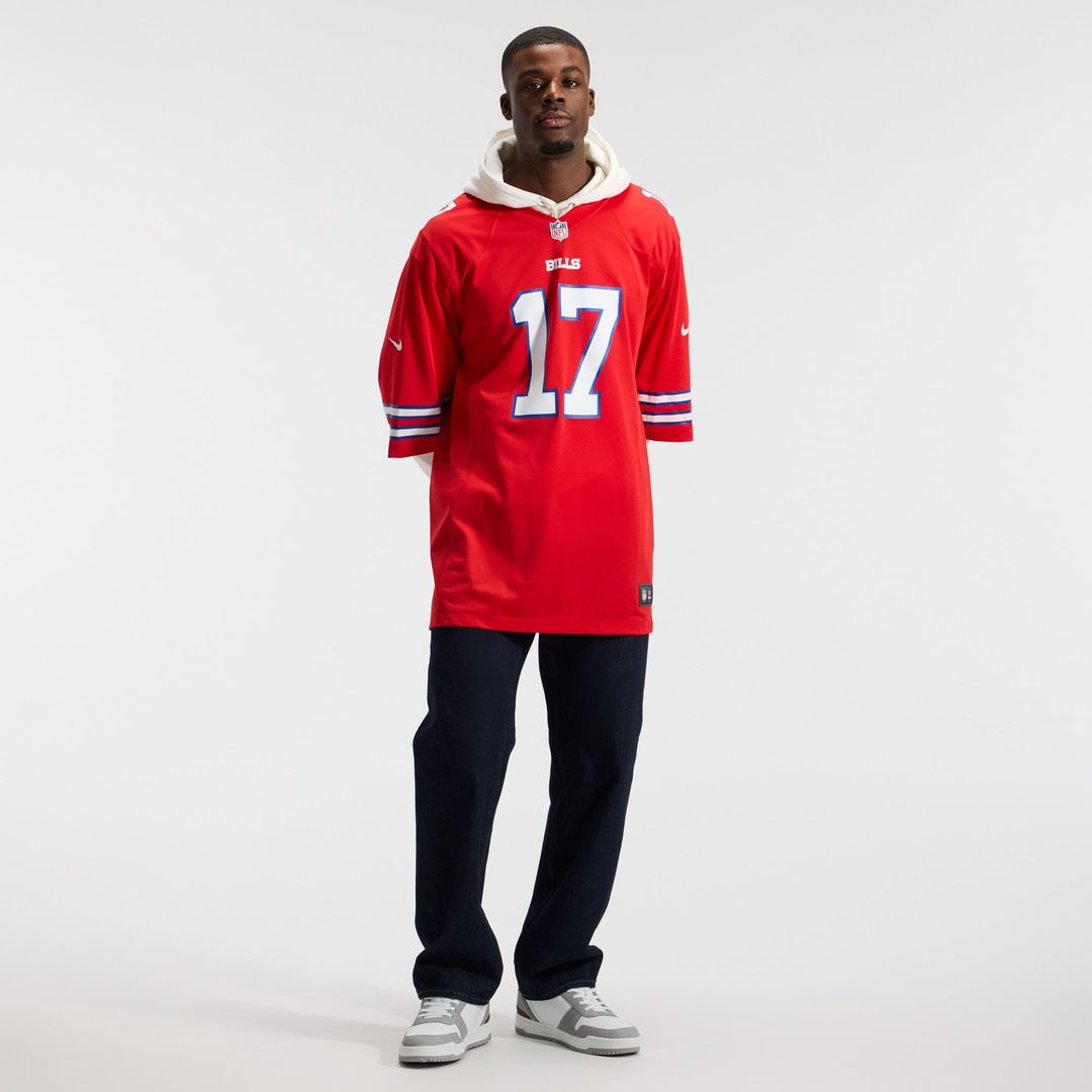 Buffalo Bills Josh Allen Nike Gray Nickel City Game Jersey