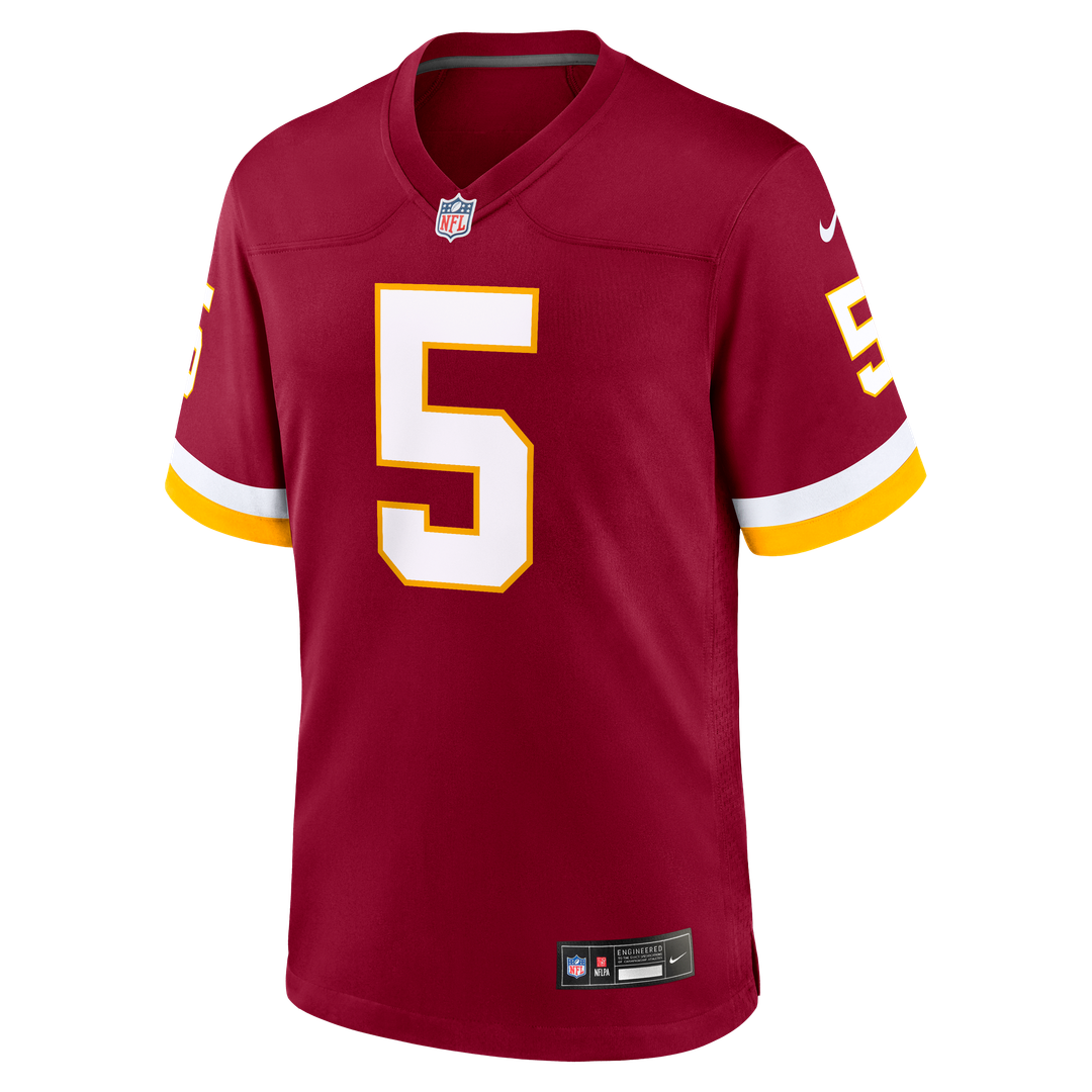 Washington Commanders Jayden Daniels Nike White Game Super Bowl Era Jersey