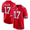 Buffalo Bills Josh Allen Nike Red Alternate Game Jersey