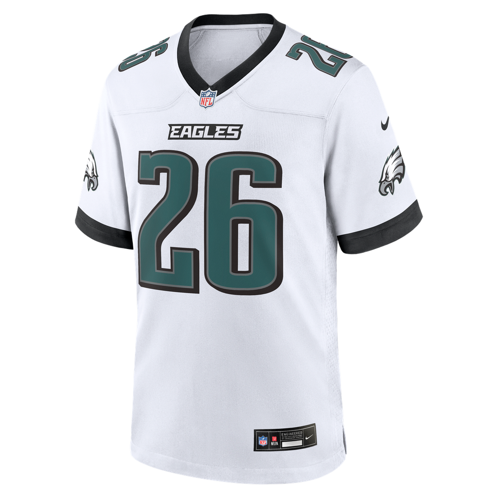 Philadelphia Eagles Saquon Barkley Nike Midnight Green Team Game Jersey