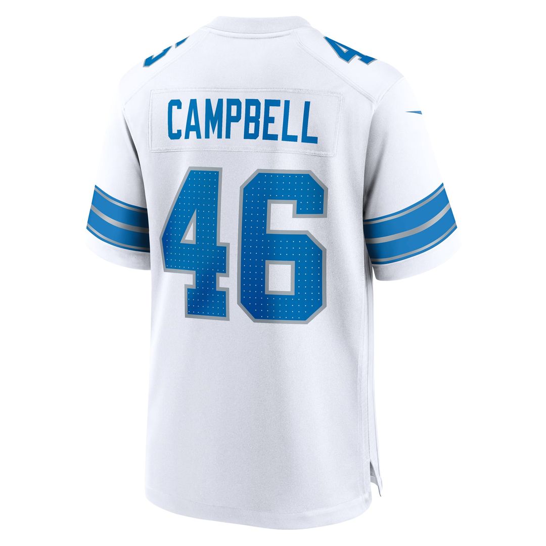 Detroit Lions Jack Campbell Nike Black 2nd Alternate Game Jersey