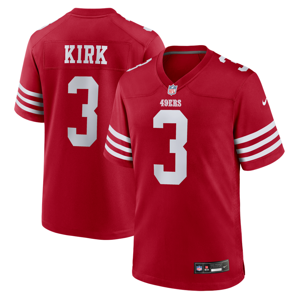 San Francisco 49ers Christian Kirk Nike Scarlet Team Game Jersey