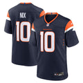 Denver Broncos Bo Nix Nike Navy Alternate Game Jersey