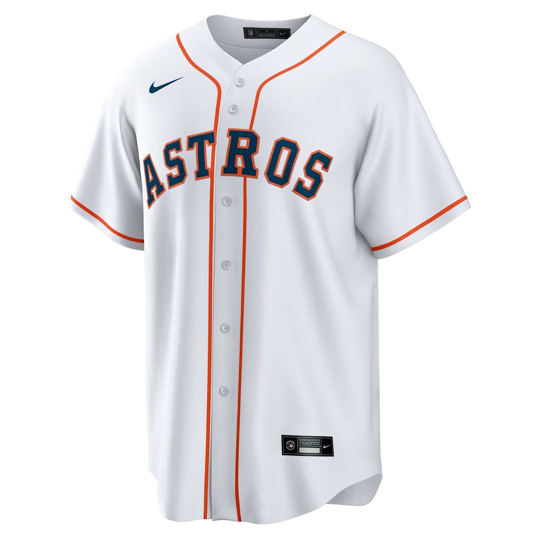 Houston Astros Hunter Brown Nike White Home Replica Jersey