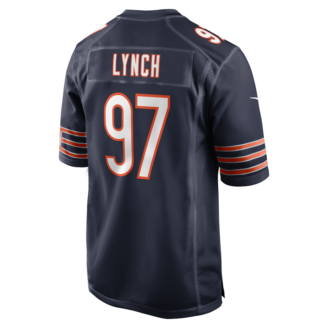 Chicago Bears James Lynch Nike Navy Team Game Jersey