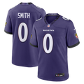 Baltimore Ravens Roquan Smith Nike Purple Team Game Jersey