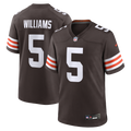 Cleveland Browns Quincy Williams Nike Brown Team Game Jersey