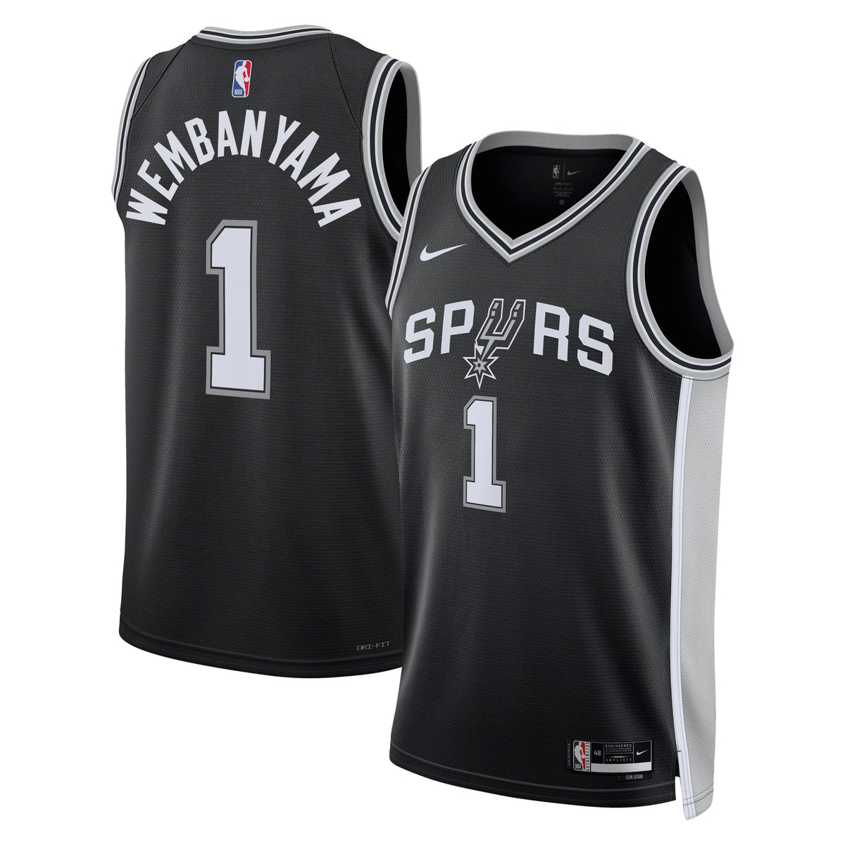 San Antonio Spurs Nike Icon Swingman Jersey - Victor Wembanyama