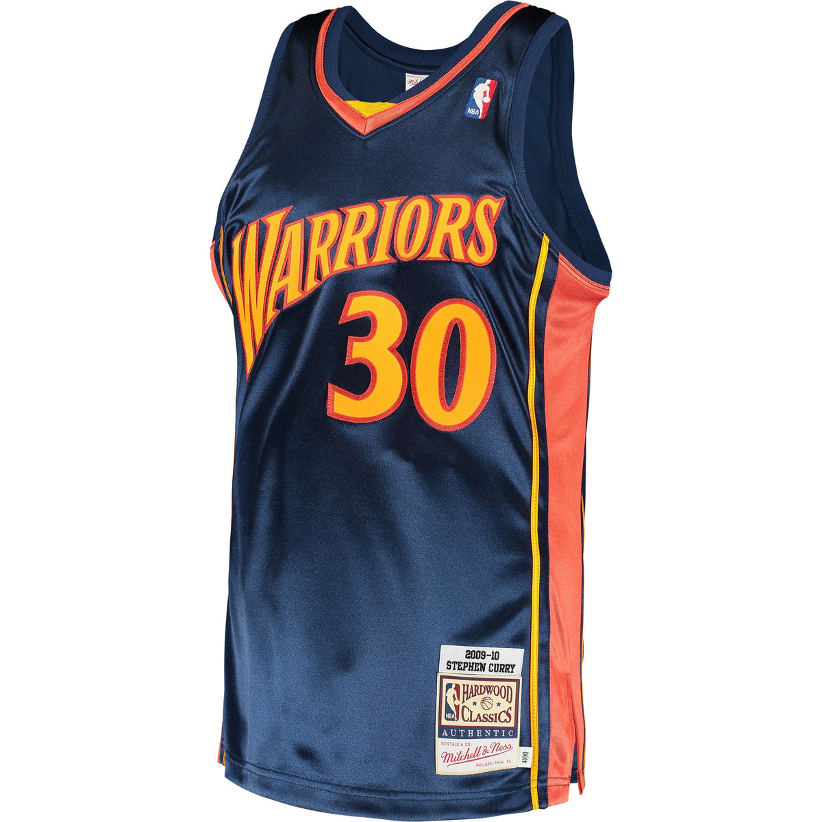 Mitchell & Ness Stephen Curry Navy Golden State Warriors 2009 Hardwood Classics Authentic Jersey