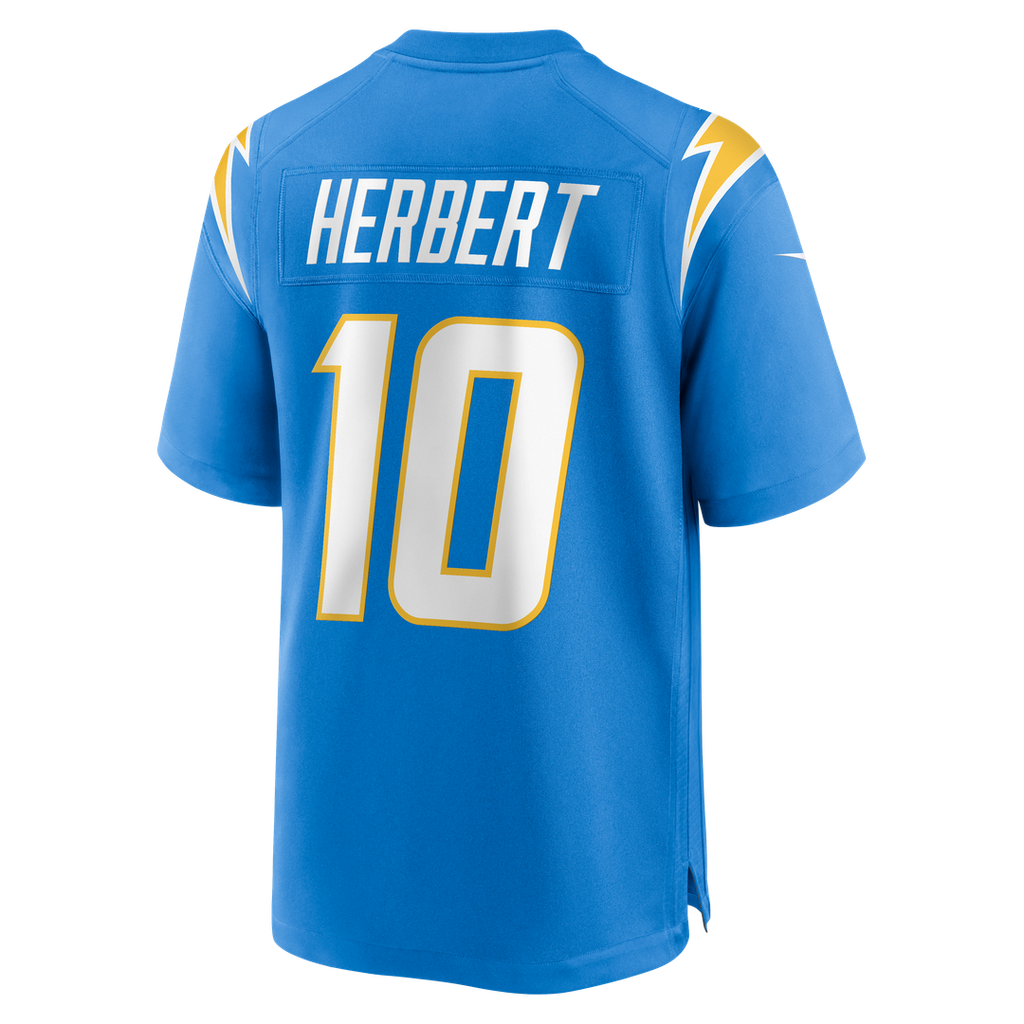 Los Angeles Chargers Justin Herbert Nike Navy Alternate Super Chargers Game Player Jersey