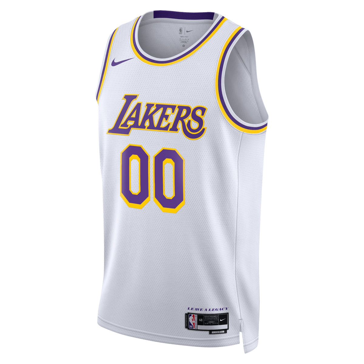 Los Angeles Lakers Nike Association Swingman Jersey - Custom - Unisex