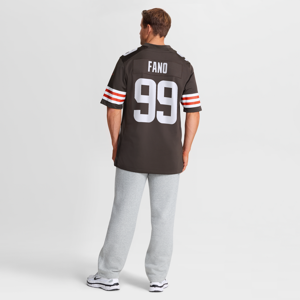 Cleveland Browns Logan Fano Nike Brown Team Game Jersey