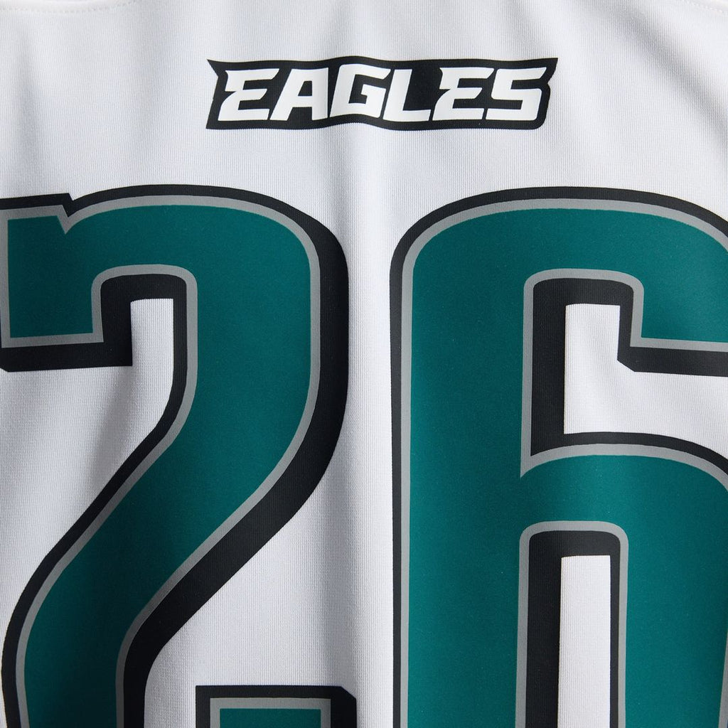Philadelphia Eagles Saquon Barkley Nike White Game Jersey