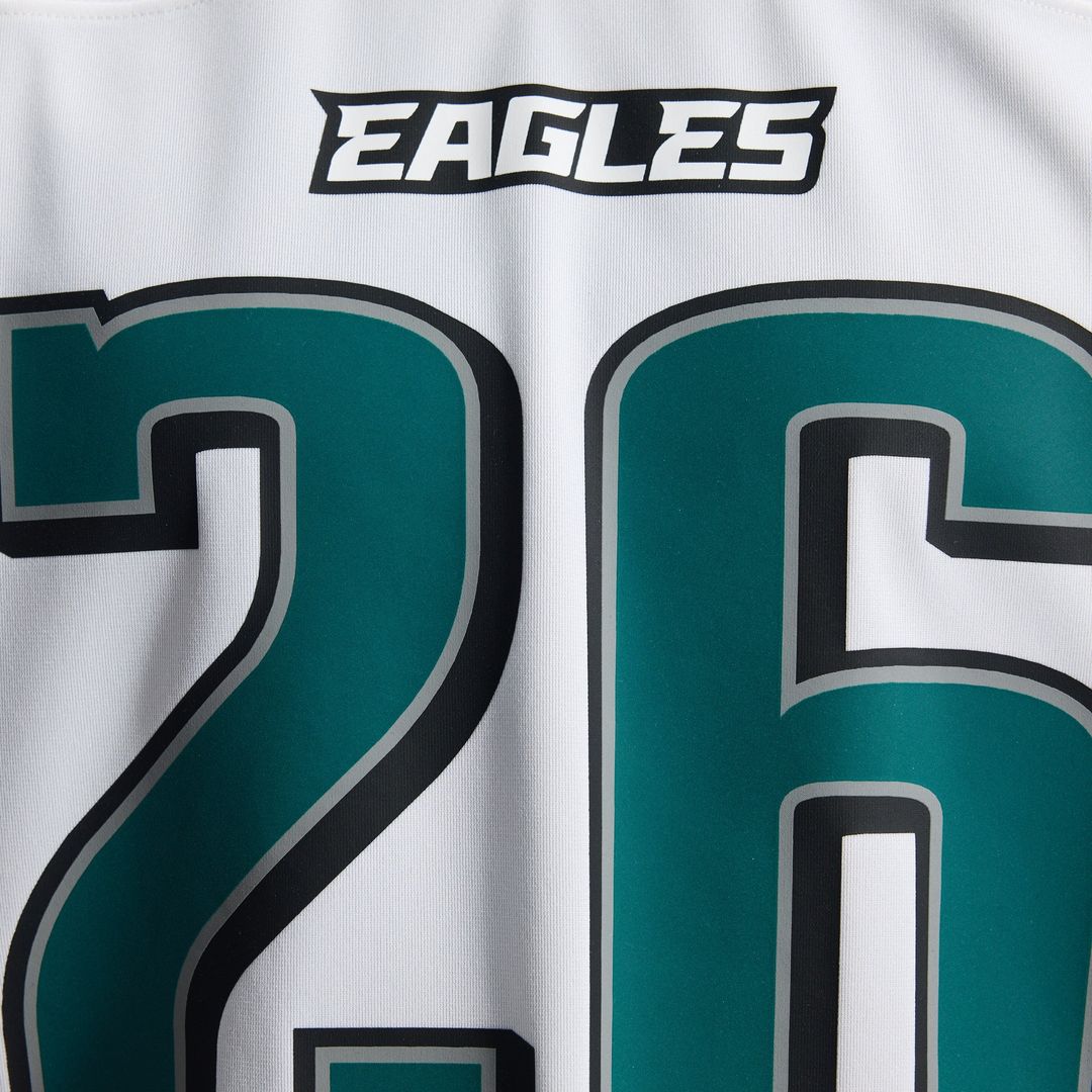 Philadelphia Eagles Saquon Barkley Nike Midnight Green Team Game Jersey