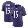 Baltimore Ravens Mike Green Nike Purple Team Game Jersey