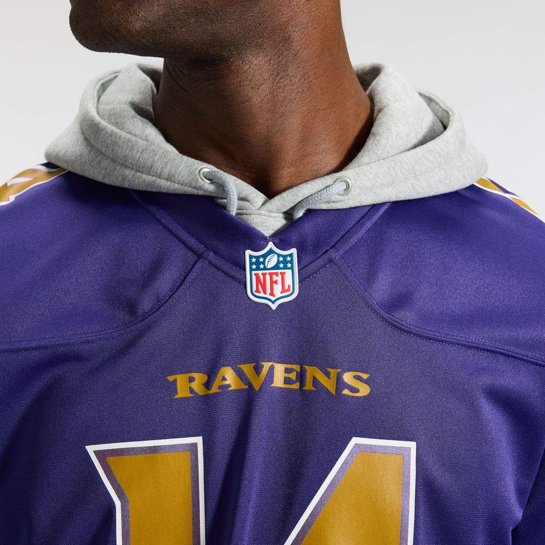 Baltimore Ravens Kyle Hamilton Nike Black Alternate Game Jersey