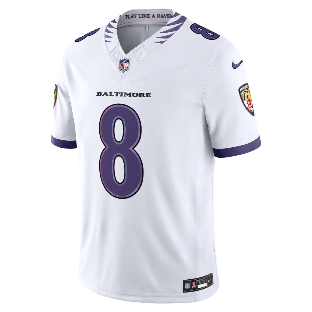 Baltimore Ravens Lamar Jackson Nike Purple Team Vapor F.U.S.E. Stitched Limited Jersey