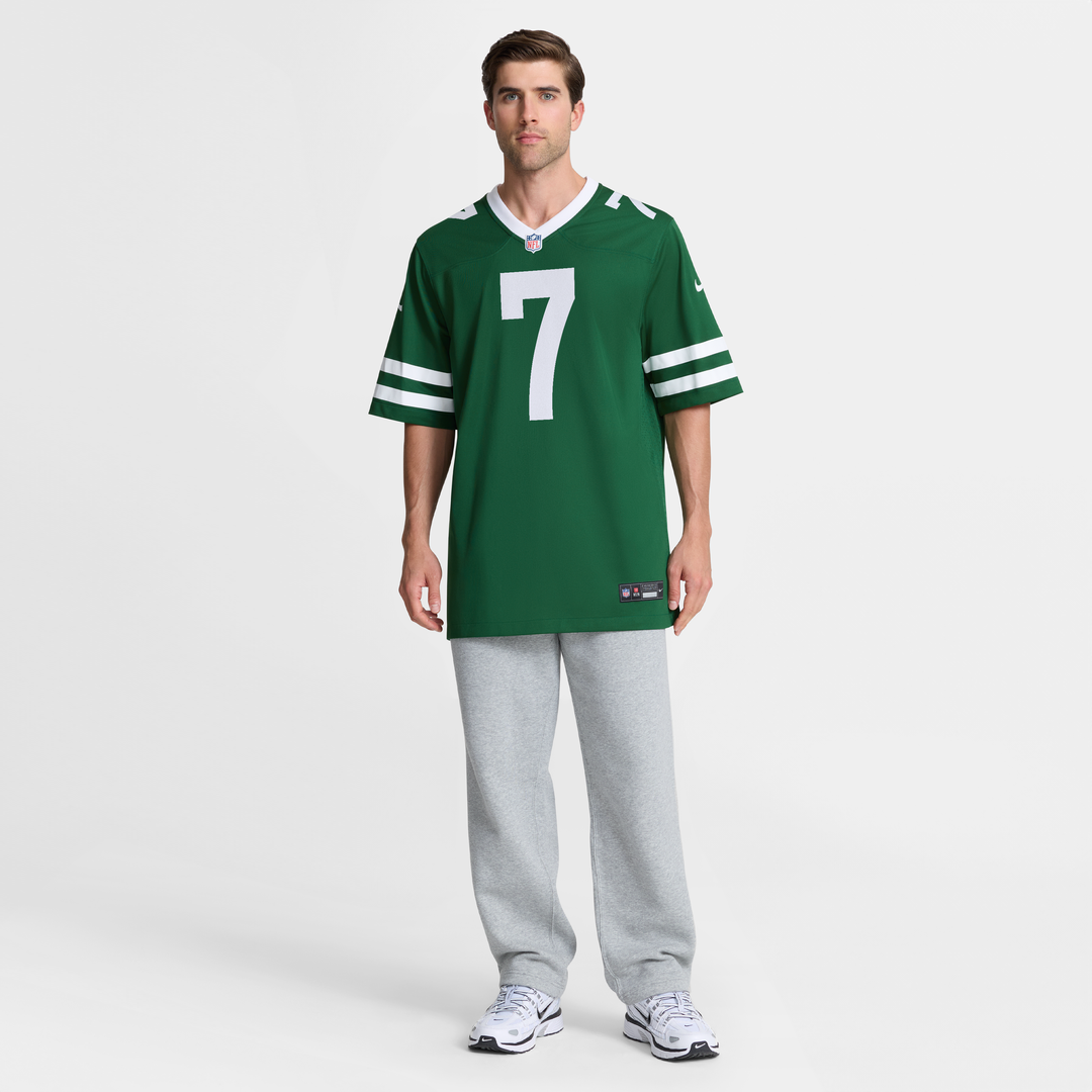 New York Jets Geno Smith Nike Legacy Green Game Jersey