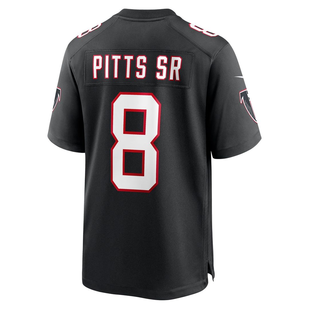 Atlanta Falcons Kyle Pitts Sr. Nike Black Alternate Game Jersey