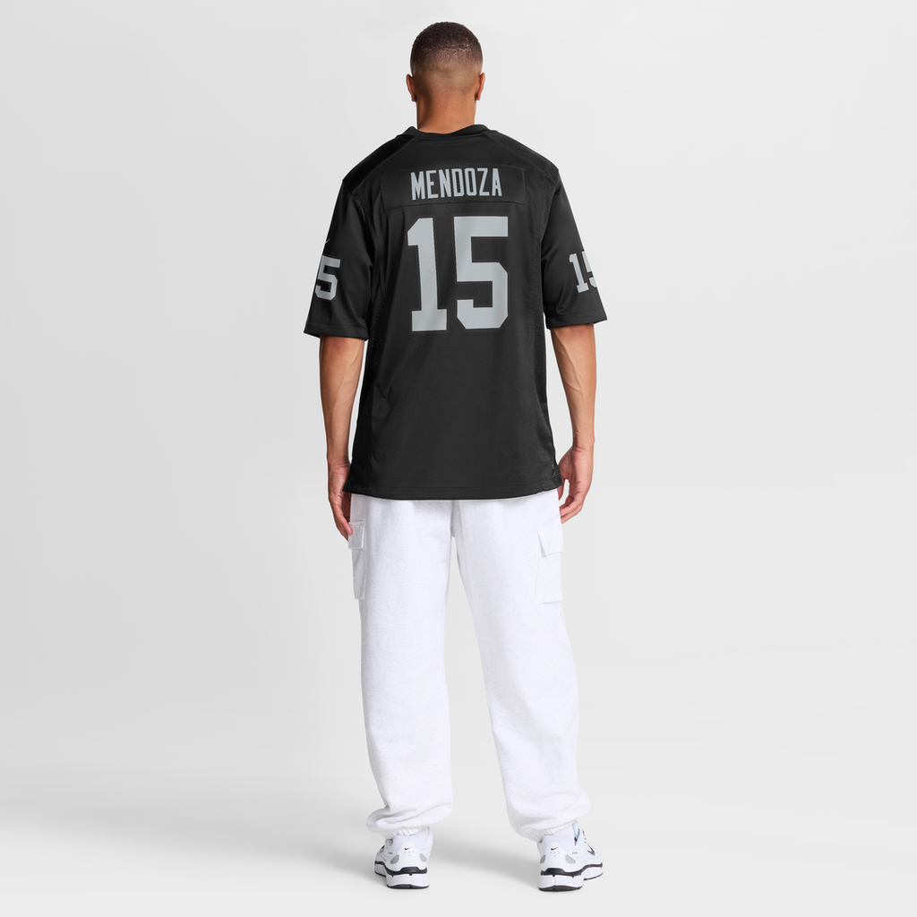 Las Vegas Raiders Fernando Mendoza Nike Black Team Game Jersey