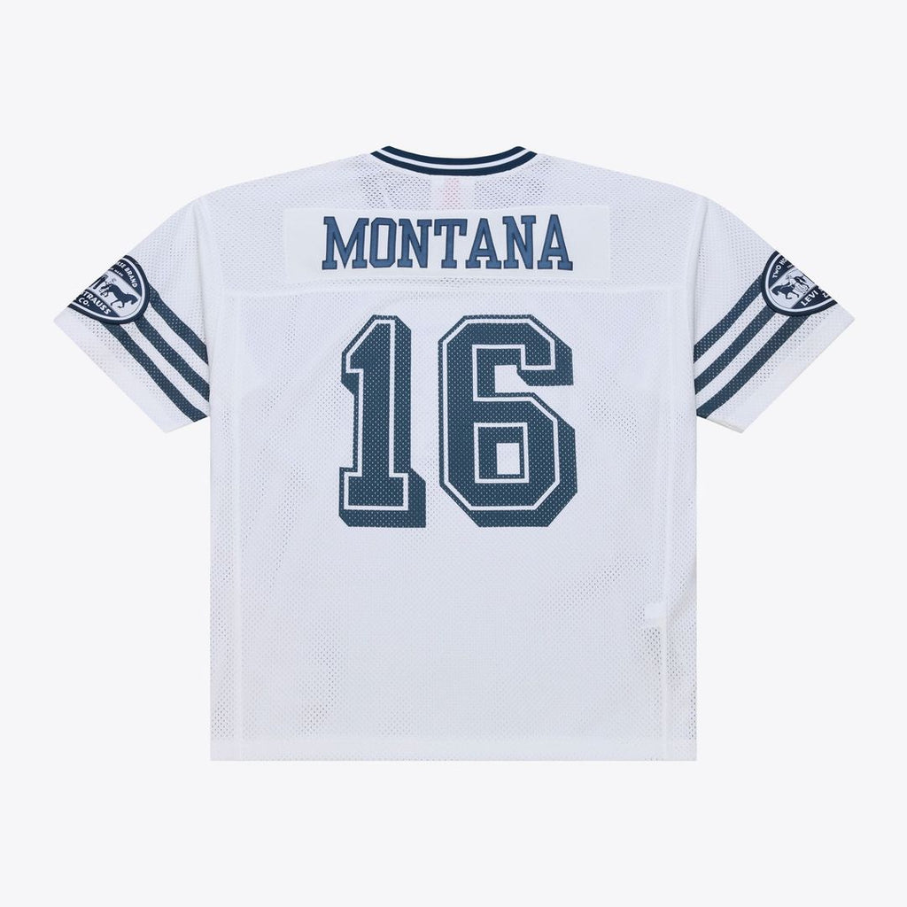Unisex San Francisco 49ers Joe Montana Mitchell & Ness x Levi's White Legacy Jersey