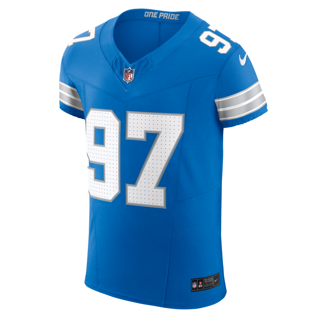 Detroit Lions Aidan Hutchinson Nike Black Alternate Vapor F.U.S.E. Elite Jersey